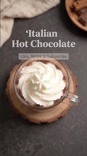Italian Hot Chocolate | Thick, Rich, Ridiculously Creamy 🍫 #hotchocolate #hotchocolatedrink