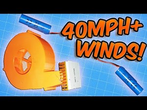 Extreme 7.4V Cooling! Blowing Tropical Storm Force Winds Through a Peltier's Heatsink