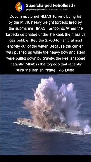 Mk48 torpedo in action