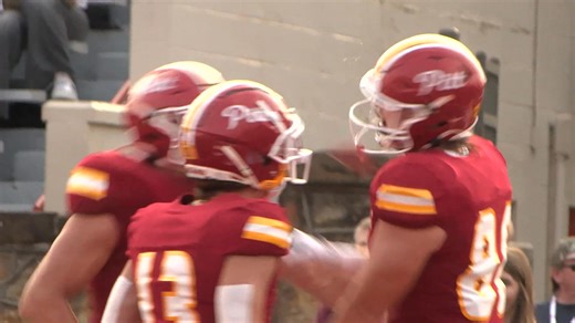 THREE touchdowns today for Luke Niggemann 🦍🏈 Pitt State Football | Pittsburg State Athletics