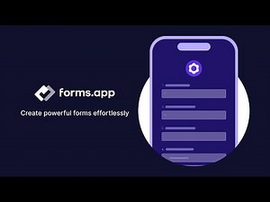 forms app: Create online forms effortlessly!