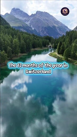 The 12 months of the year in Switzerland 🇨🇭😍✨#travel #switzerland #shorts