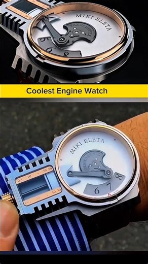 This Watch Moves Like a Single Cylinder Motorcycle Engine! Amazing Mechanical Design
