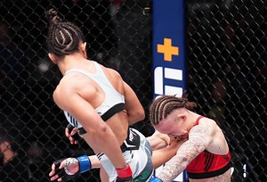 Natalia Silva Lands Spinning Back Kick KO Fight Night: Nzechukwu vs Cutelaba