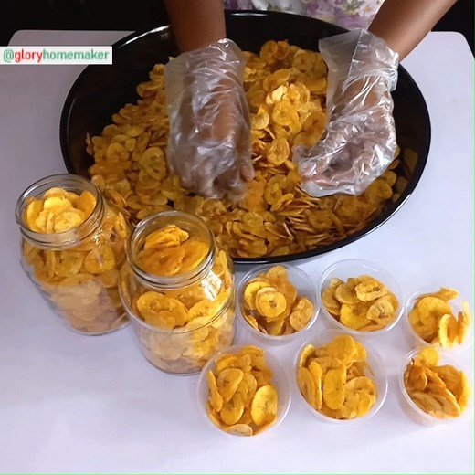 Plantain chips recipe | Glory Homemaker