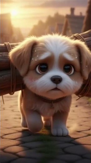 Chhota Sa puppy 😭😭 #cartoon #3d #3dcartoon #3dcartoonvideokaisebanaye #comedy #superman #viral