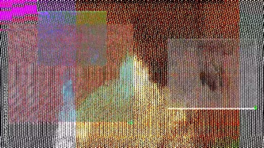 Glitch Grain Texture Overlay with Digital Noise and Dithered Distortion