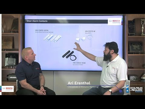 What is a door alarm sensor or door contact?