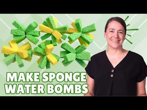 How to Make Sponge Water Bombs for Summer Fun