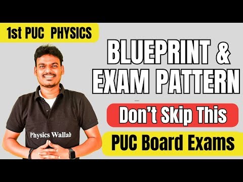 1st PUC Physics Blueprint & Exam Pattern 2026 🔥 | PUC Board Exam Strategy | Don't Skip This!