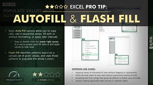 Auto Fill & Flash Fill | Excel Maven