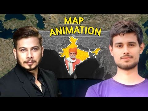 How I Make Map Animations Like Dhruv Rathee! 🗺️ (Step-by-Step)