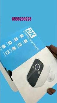 2K smart battery camera #hksmartsolutions