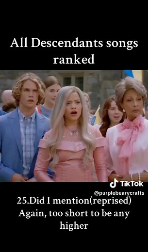 Ranking All Descendants Songs from Best to Worst