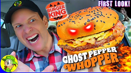 Burger King Ghost Pepper Whopper Review A Fiery First Bite