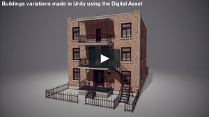 Procedural Montreal House - Houdini Digital Asset