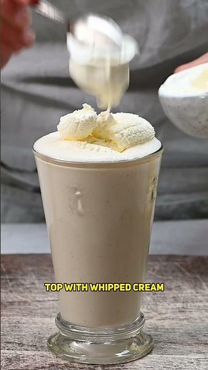 This is the best banana milkshake recipe!