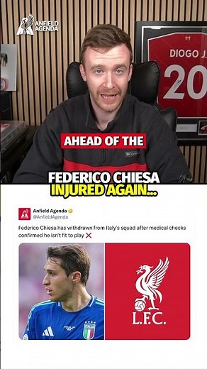 Federico Chiesa Injured AGAIN 😔🇮🇹