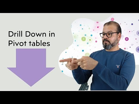 How to Drill down in Pivot tables ?
