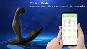 Watch APP Control Prostate Stimulator Massagers Rotating Vibration on Amazon Live