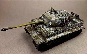 【TIGER TANK】虎1坦克模型制作（1：48）