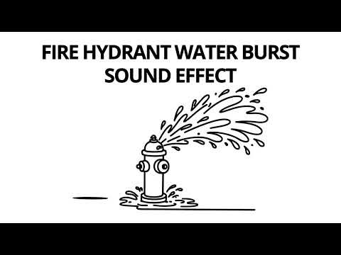 Fire Hydrant Water Burst Sound Effect - FSHHHHH!