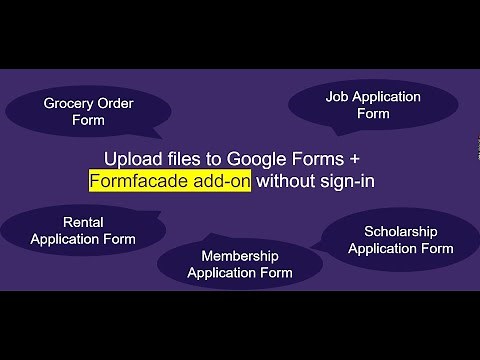 How to upload files to Google Forms without sign-in?