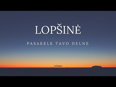 DŽIMBA - Lopšinė (pasakėlė tavo delne)