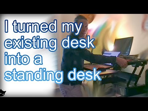 Standing Desk - Setting up the VariDesk Height-Adjustable Standing Desk