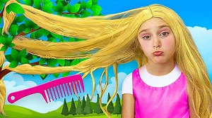 823K views · 7.9K reactions | Sasha dyes her hair and do hairstyle in make up salon Sasha asks Dima to teach her how to do hairstyles and dye her hair and invites doll visitors to her new make-up salon | Toys Review | Facebook