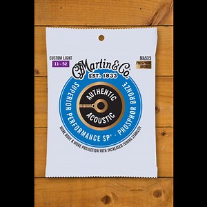 Martin Accessories | Authentic Acoustic - SP - Phosphor Bronze Custom Light 11-52