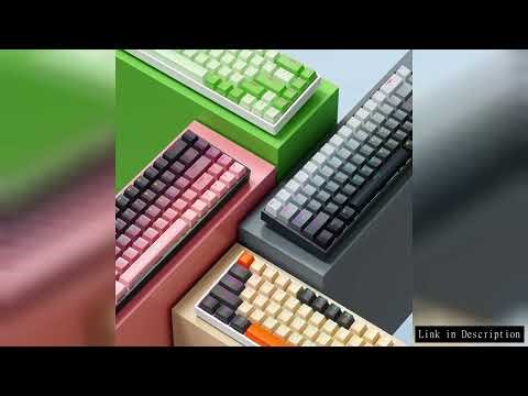 K68 68Key Wireless Mechanical Keyboard Tri-mode Connection,Full Key Hot Swap,RGB lighting Effects