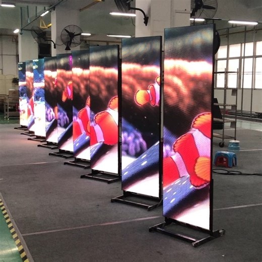 P3 Smart LED poster P3 576x1920mm per panel. Linkable version Plug and play device Easy move Enable to link 2 to 10 signs together HDMI /4G/WIFI input Stock product @www.nseled.com | Shenzhen NSE Electronics Co.,Ltd.