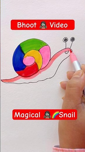 Bhoot Wala Video 😳🧟‍♀️🌈 #kids #ytshorts #shorts #craft #kidscraft #biralshorts #bhoot