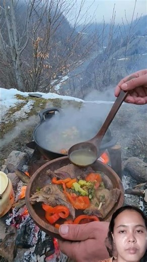 WILD DUCK STEW In a Blizzard! 🦆❄️
