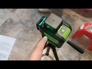 Huepar 902CG Self-Leveling 360-Degree Cross Line Laser Level with Pulse Mode - review and test