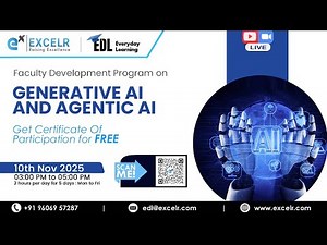 FDP on Generative AI and Agentic AI Day 1