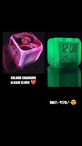 1.7K views | COLOUR CHANGE DIGITAL ALARM CLOCK WITH DATE AND TIME  MRP:-₹499/- ONLY:-₹170/- BUY LINK  https://mehtamartmhm.com/product/30780462/colour-Changing-LED-Digital-Alarm-Clock-Table-Watch-With-Date-And-Time?fbclid=PAAabNrYFSnrVNVQWfLbGpoeEI4oU7tvs3t1ekgUxmc_eHk5go-OV0W-ziCRg | Mehta Mart MHM | Facebook