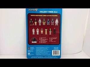 Super 7 2019 ReAction Figures Alien - Dallas 3 3/4 Inch Fully Posable Action Figure
