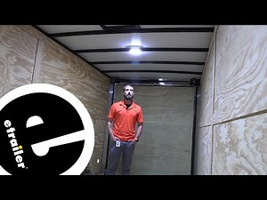 etrailer | Optronics Opti-Brite LED Dome Light Installation - Enclosed Trailer