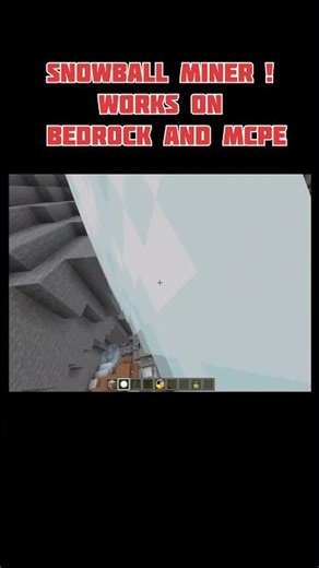 Minecraft Snowball Miner 🔥