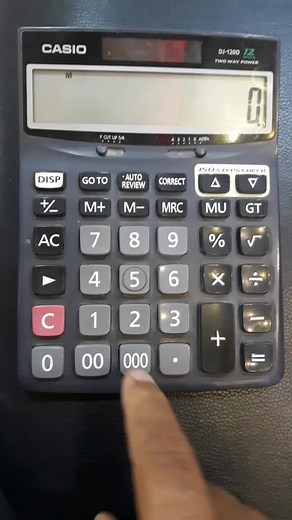 Casio Digital Calculator Close-Up: Features and Functions