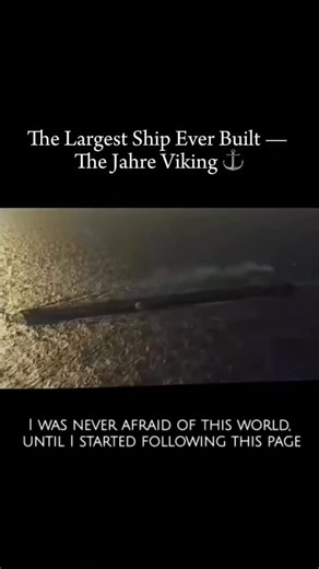 WildSide_Planet on Instagram: "Once upon a time, a steel giant ruled the seas — The Jahre Viking, the largest moving man-made object ever built. Stretching over 458 meters (1,504 ft) long, this behemoth was longer than the Empire State Building is tall. Built in 1979, she could carry over 4 million barrels of oil — yet she was so massive she couldn’t pass through the Panama Canal or Suez Canal. Even the ocean trembled beneath her weight. Renamed multiple times — Happy Giant, Knock Nevis, Mont —
