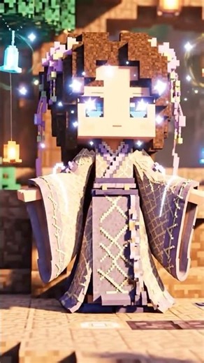 Minecraft cinematic Surreal beauty created by AI #shorts #minecraft #minecraftshorts #minecraftchill