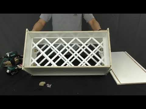 How to assemble an RTA Wine Rack kitchen cabinet