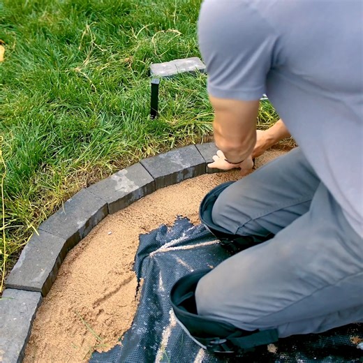 736K views · 2.1K reactions | Paver Edge Garden Build (How-To ASMR). Get the perfect edge for your garden landscaping, and create an beautiful space you'll enjoy for a long time. Get woodworking plans at shop.fixthisbuildthat.com | Fix This Build That | Facebook