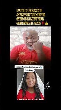 Sister Celestial PUBLIC SERVICE ANNOUNCEMENT ‪@TRexRanch‬ ‪@BabyDinosaurs‬ ‪@listenjesusmessage‬