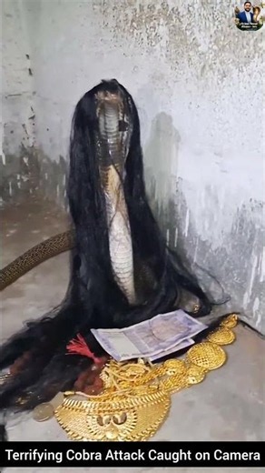 Terrifying Cobra Attack Caught on Camera #cobra #wildlifeentertainment #snake #wildliferescue