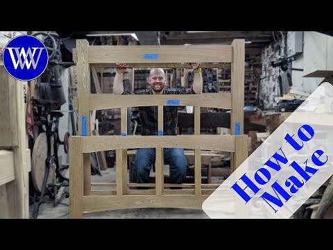 How to make a Mission style Bed Part 3