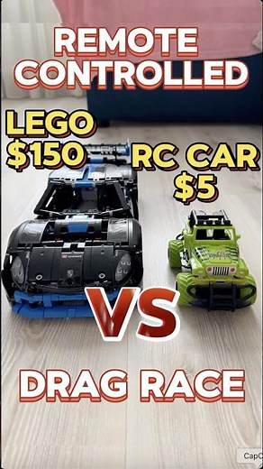 $150 RC LEGO vs $5 RC – Drag Race!